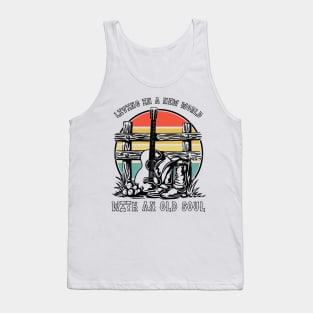 Living In New World With An Old Soul Tank Top